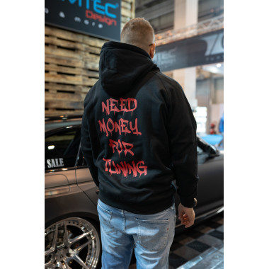 Camtec Design  Hoodie "Need Money" RED